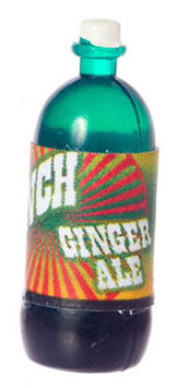 Dollhouse Miniature Quench Ginger Ale/ 2 Liter